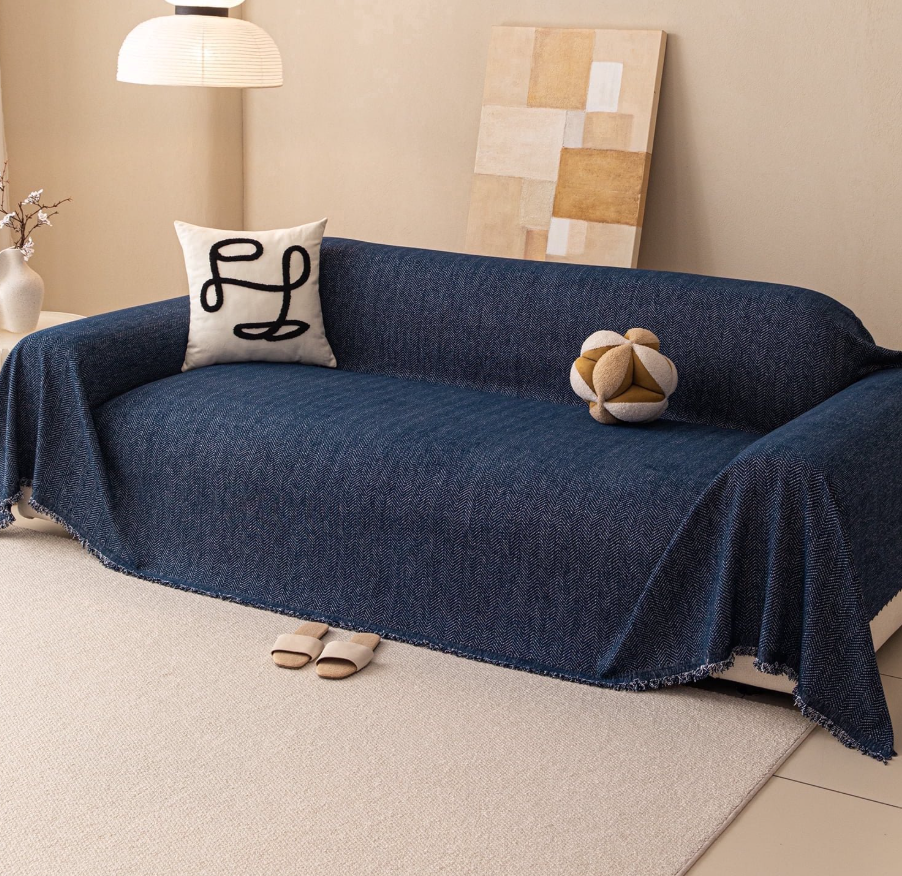 Smuge Soft Microfiber Sofa Cover - Ultra Skin-Friendly, Maintains Warm Atmosphere| Pet Protector (Dogs/Cats) Anti-Scratch/Anti-Hair