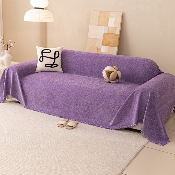 Smuge Soft Microfiber Sofa Cover - Ultra Skin-Friendly, Maintains Warm Atmosphere| Pet Protector (Dogs/Cats) Anti-Scratch/Anti-Hair
