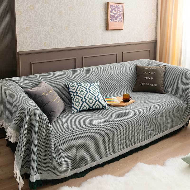 Smuge Soft Microfiber Sofa Cover - Ultra Skin-Friendly, Maintains Warm Atmosphere| Pet Protector (Dogs/Cats) Anti-Scratch/Anti-Hair