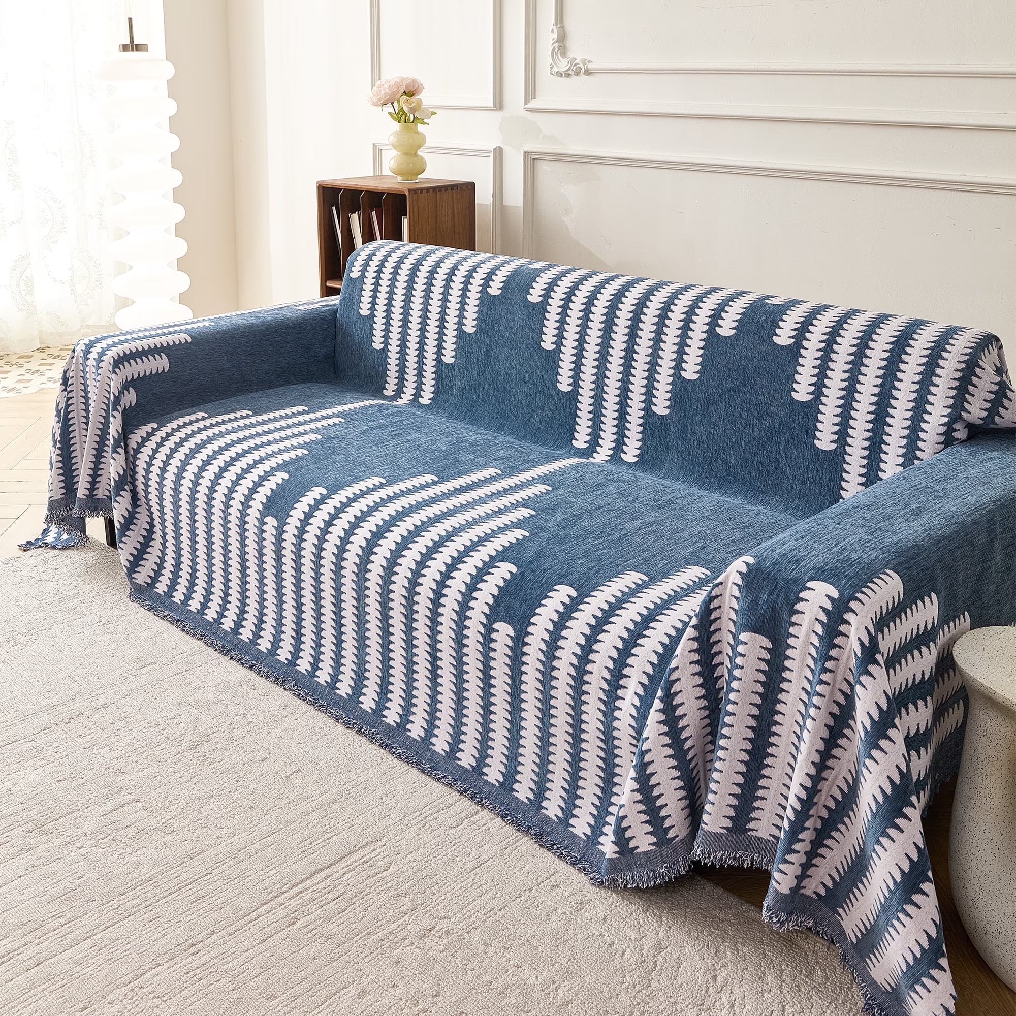 Smuge Sofa Cover, Couch Cover Protector Slipcover L Shape 3 Cushion Sofa Towel Sectional Throws Sofa Covers for Dogs Cats Home Decor