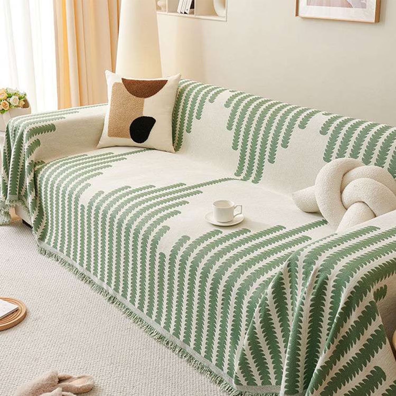 Smuge Sofa Cover, Couch Cover Protector Slipcover L Shape 3 Cushion Sofa Towel Sectional Throws Sofa Covers for Dogs Cats Home Decor