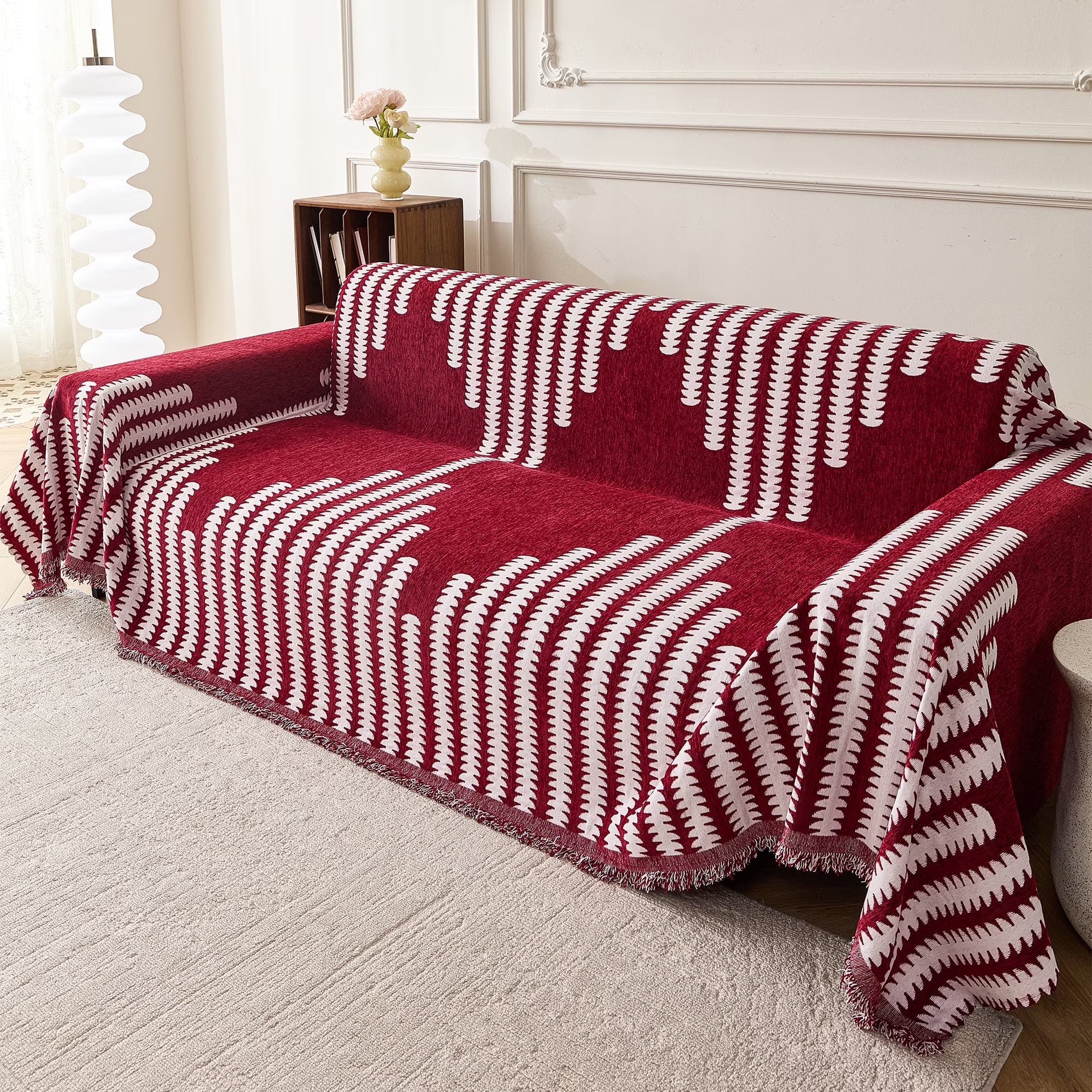 Smuge Sofa Cover, Couch Cover Protector Slipcover L Shape 3 Cushion Sofa Towel Sectional Throws Sofa Covers for Dogs Cats Home Decor