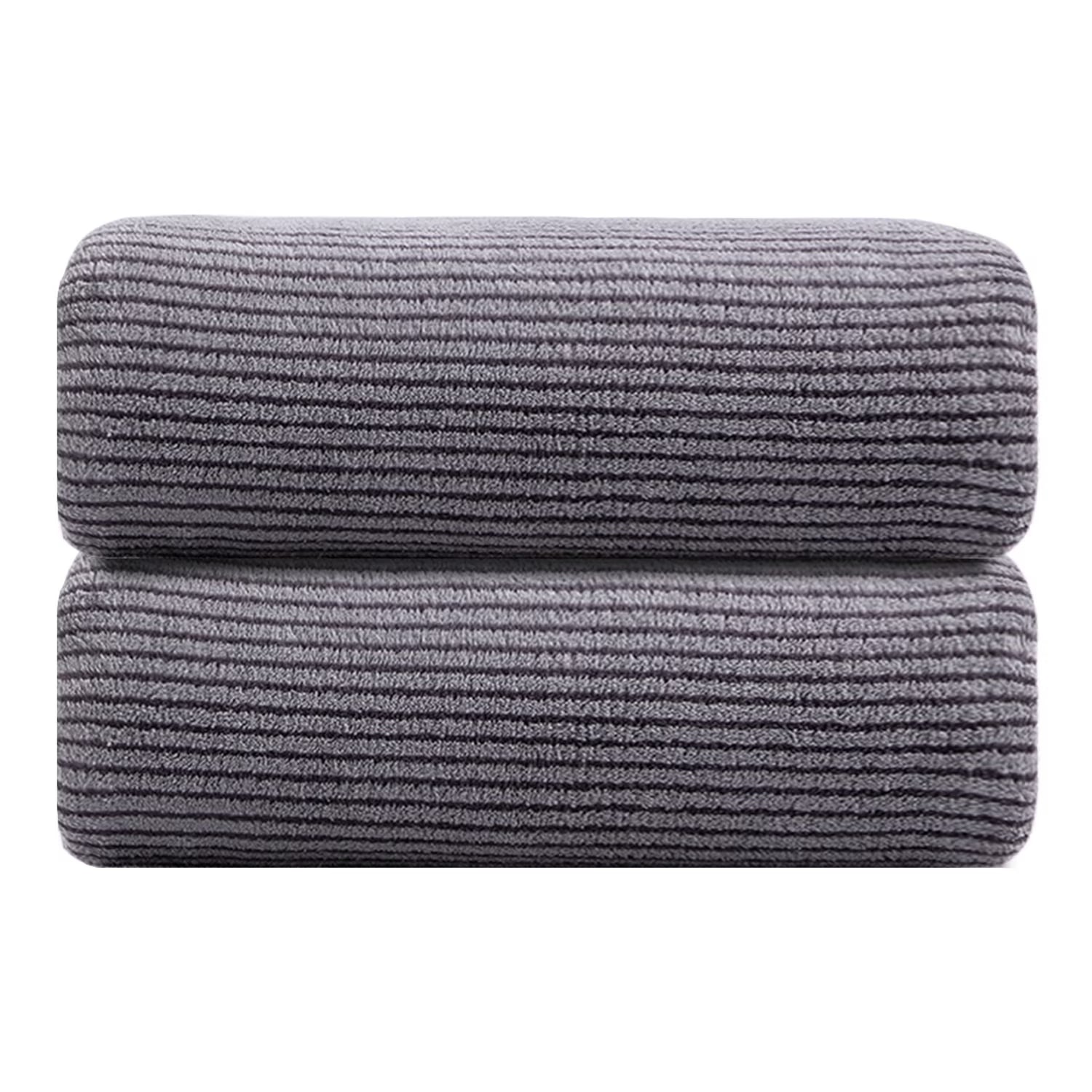 Smuge 2 Pack Hand Towel Set, Soft Microfiber Quick Dry Highly Absorbent Face Towels for Bathroom Gym Spa