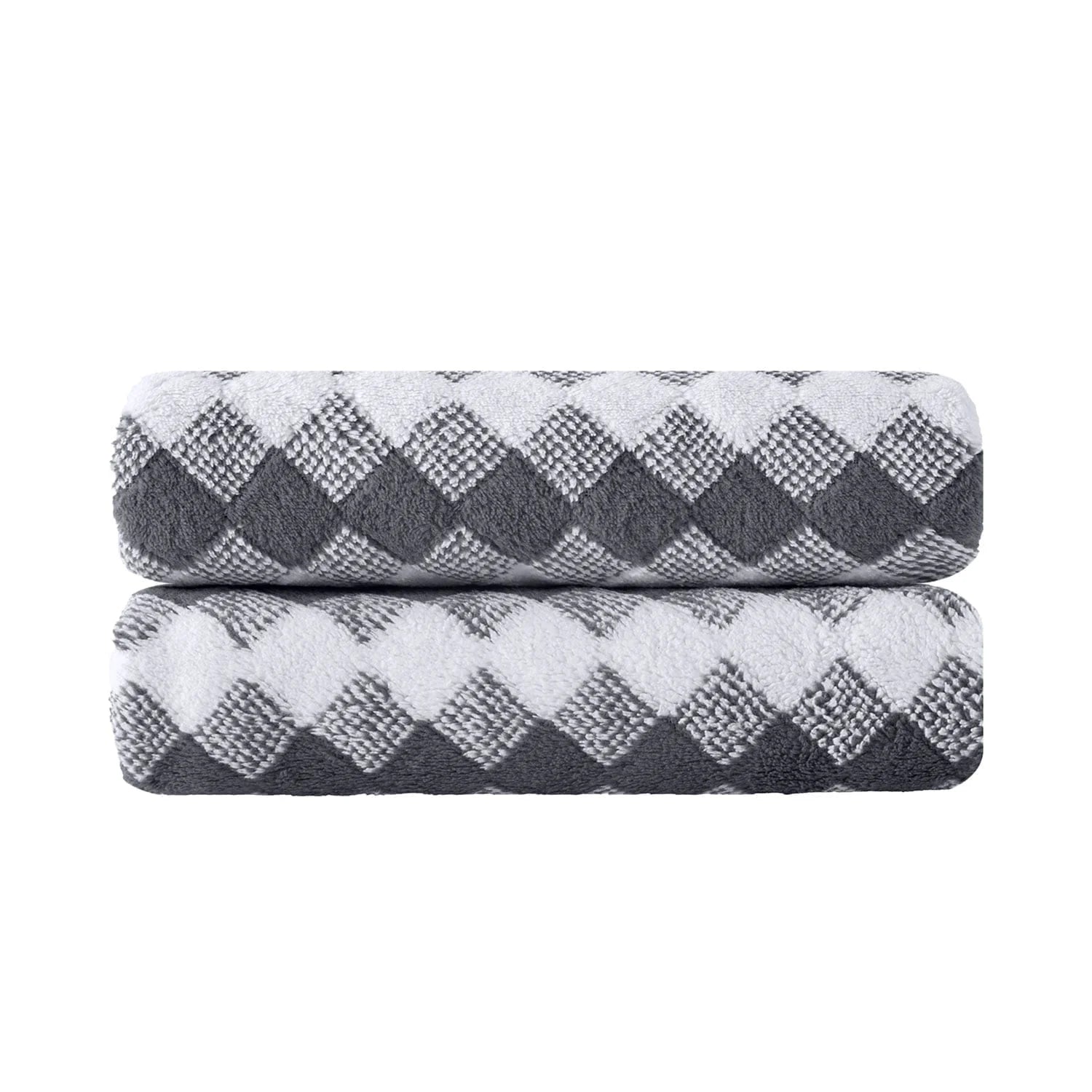 Smuge 2 Pack Hand Towels (16 x 31 in) Ultra Soft Microfiber Quick Dry Shower Hand Towels