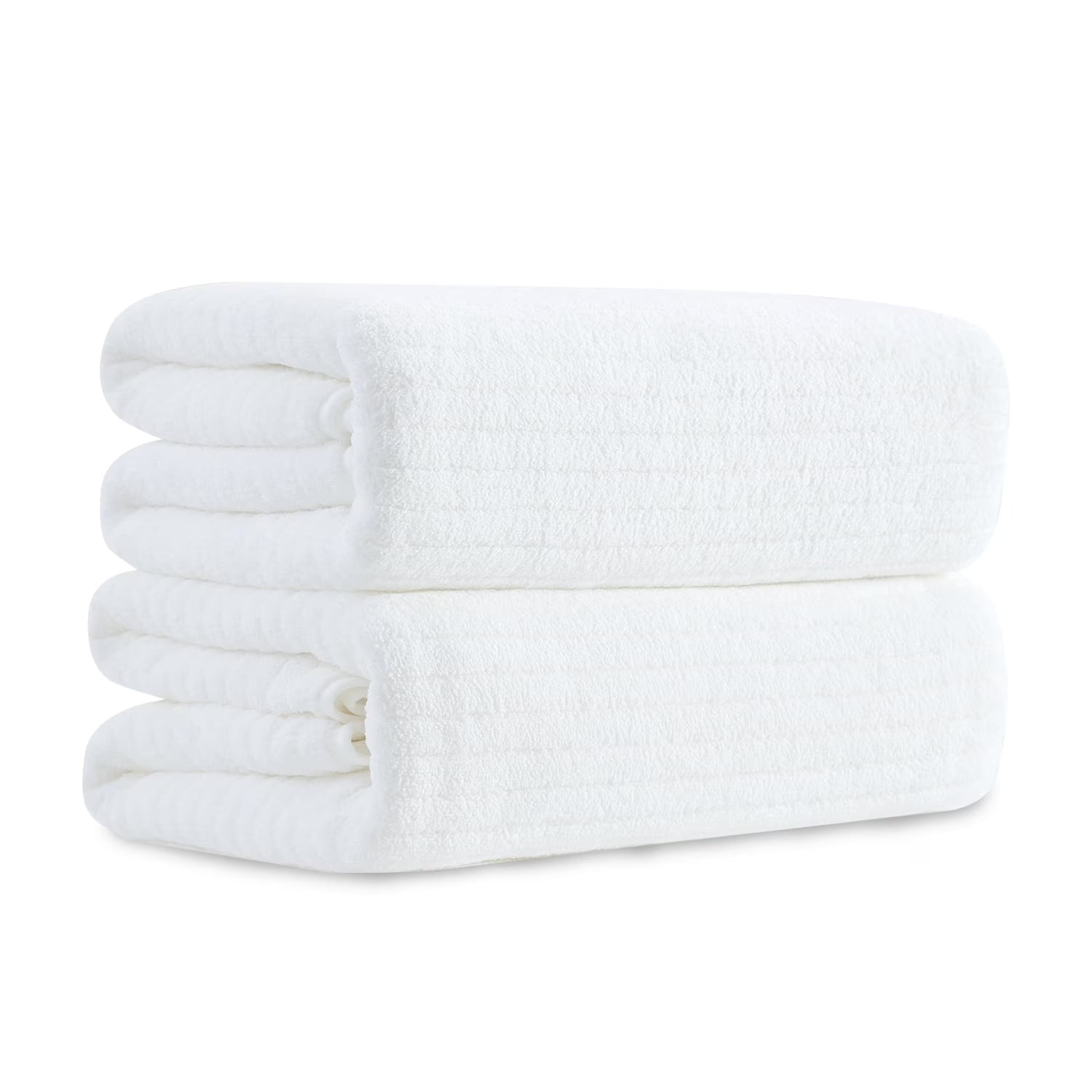 Smuge 2 Pack Large Bath Towel Set 35 x 70 Inches, Microfiber Ultra Soft Plush, Highly Absorbent Quick Dry Luxurious Oversized Bath Sheets Towels